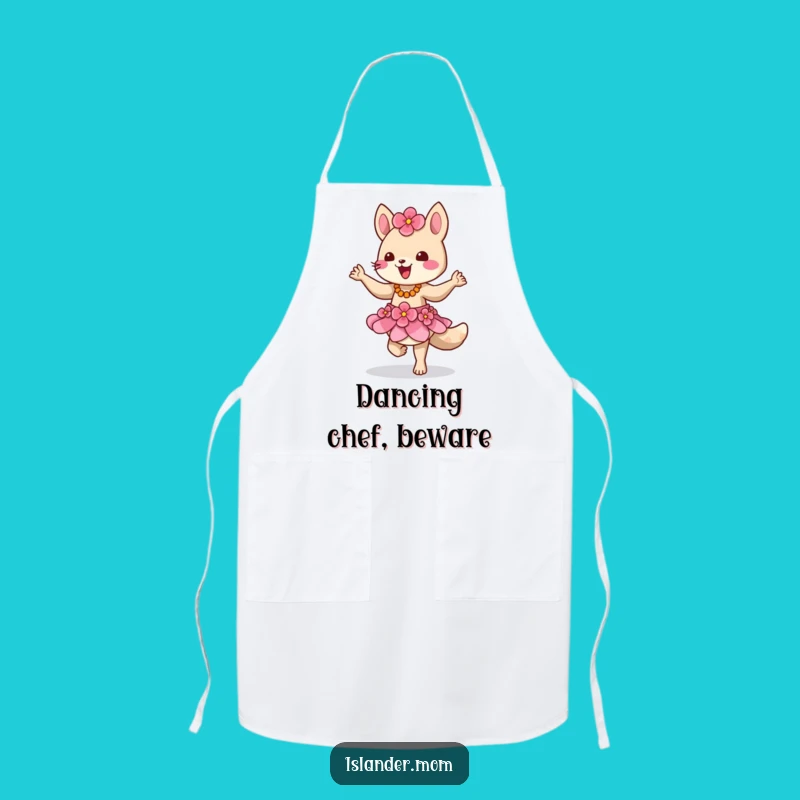 Funny Tropical Apron, Hilarious Island Animal Dancer Kitchen Gift