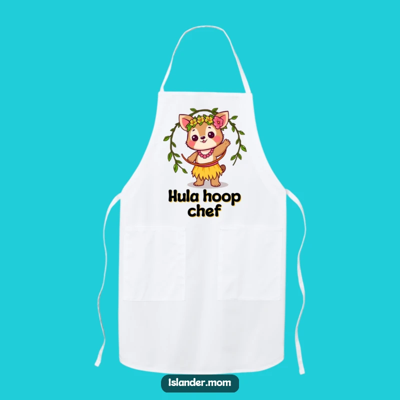 Funny Islander Animal Hula Hoop Apron: Cook Up Laughs in the Kitchen