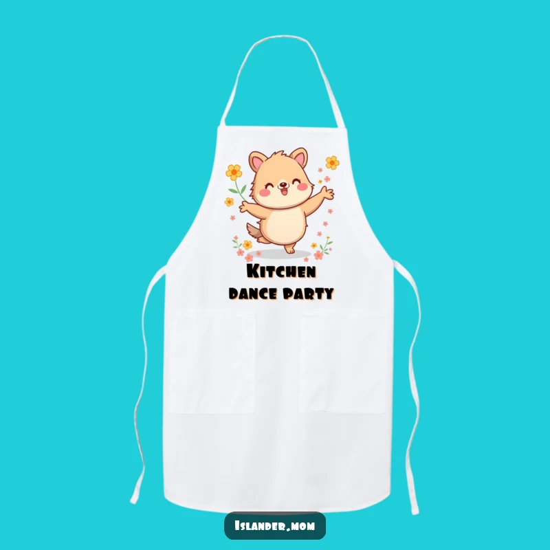 Funny Kawaii Dancer Apron: Kitchen Fun, Lively Chef Wear, Perfect Funny Gift