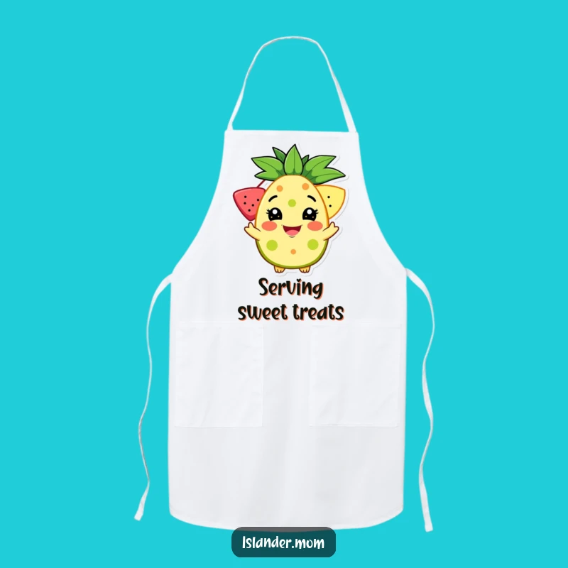 Funny Tropical Fruit Offer Apron - Kitchen Hospitality Wear