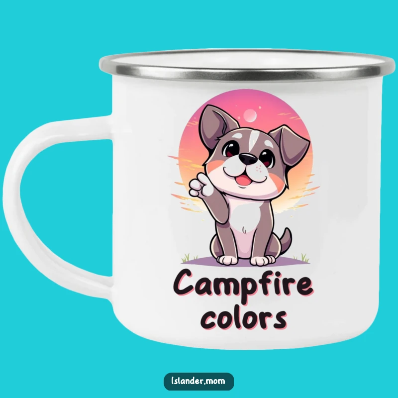 Funny Dog Sunset Explorer Mug - Durable Outdoor Companion