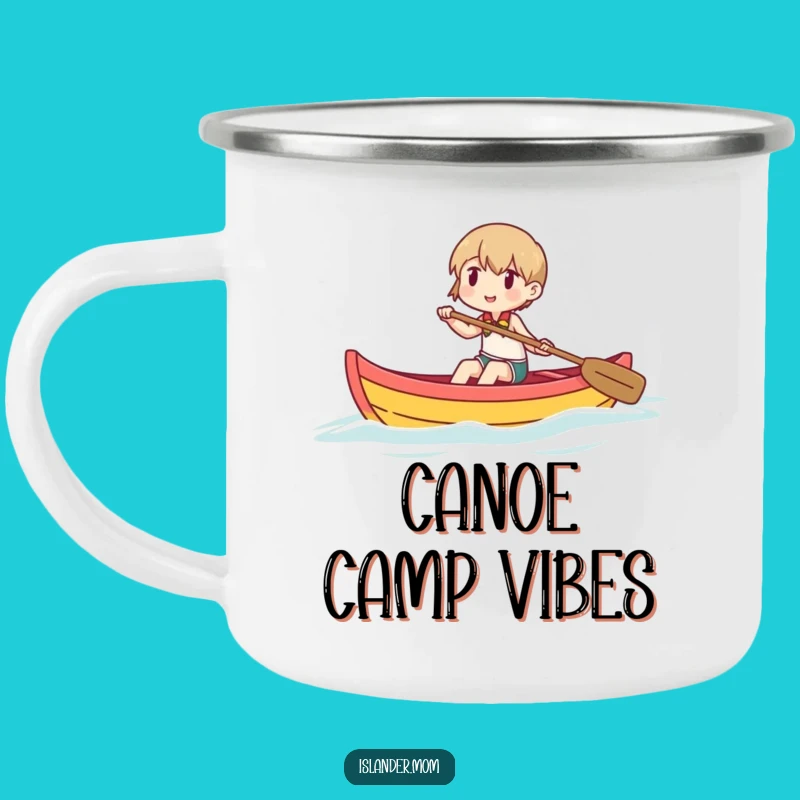 Funny Paddling Canoe Camping Mug: Outdoor Journey, Perfect Funny Gift