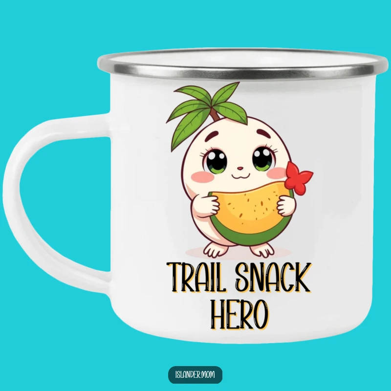 Funny Island Creature Camping Mug: Share Tropical Delights Outdoors