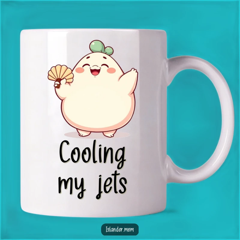 Funny Rotund Fan Character Mug: Perfect Gift for a Jolly Person