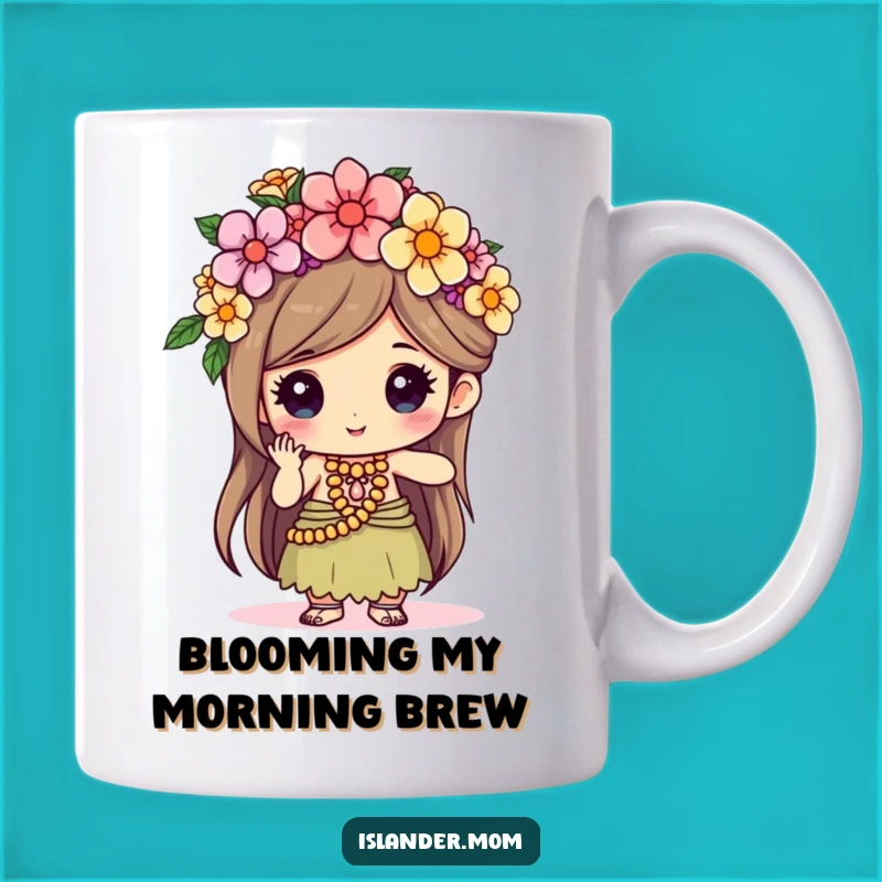 Funny Delightful Flower Crown Islander Mug - Creative Craft Gift