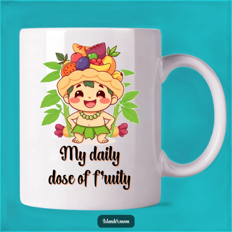 Funny Fruit Balance Mug: Cute Islander's Skill is a Perfect Funny Gift for a Smile