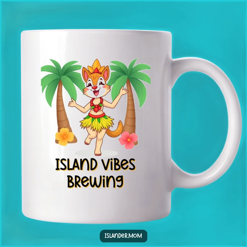 Funny Islander Mom Mug - Joyful Animal Dancer Gift