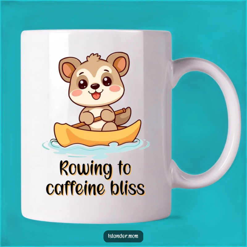 Funny Animal Canoe Paddler Mug: A Hilarious Gift for Adventure Lovers