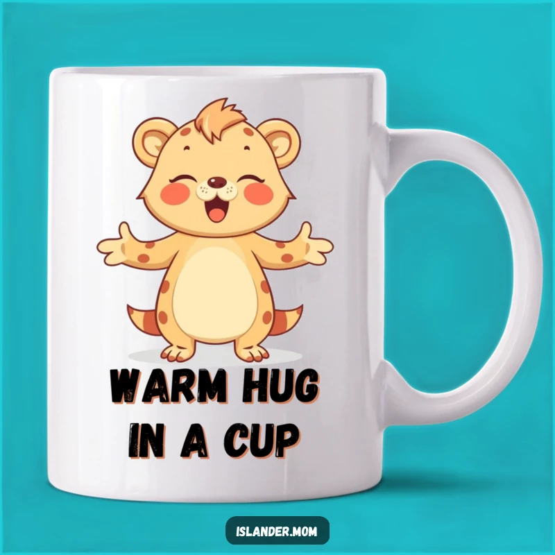 Funny Hug Islander Mom Animal Mug - Heartwarming Tropical Gift!