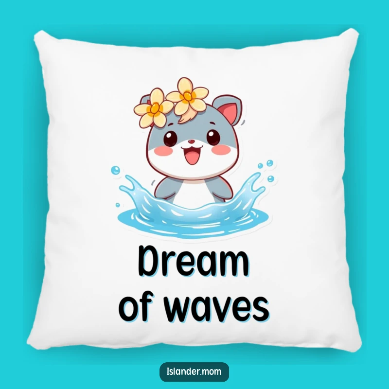 Cozy Funny Cheerful Islander Animal Pillow: Dream of the Tropics!