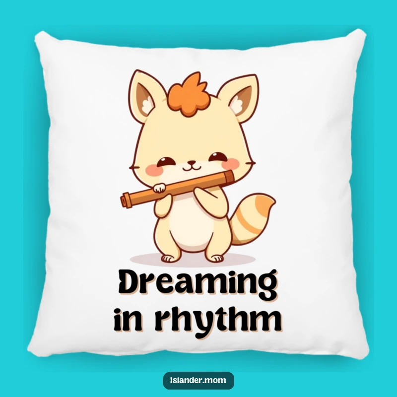 Funny Spirited Animal Flute Pillow: Snuggle Up with Happy Melodies