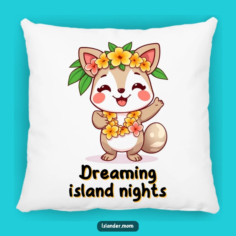 Funny Islander Animal Dancing Pillow: Cozy Comfort & Festive Fun