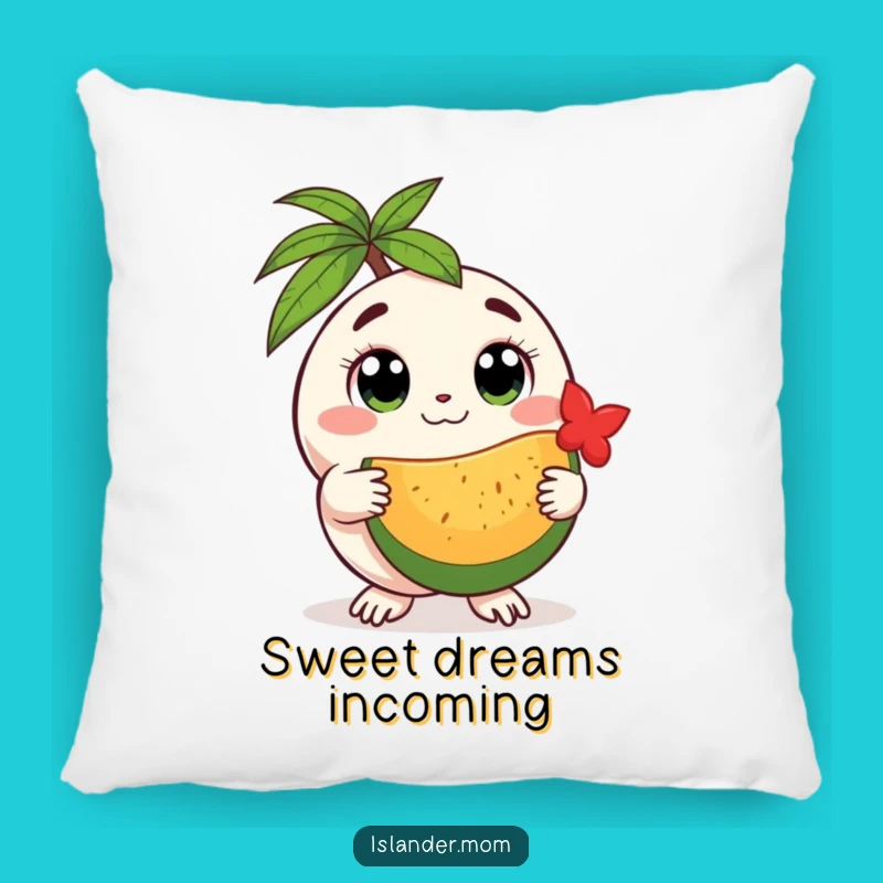 Funny Island Creature Pillow: Cozy Comfort with Gentle Charm