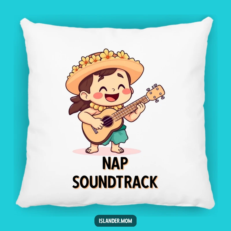 Soft Funny Islander Ukulele Pillow - Musical Accent for Cozy Spaces