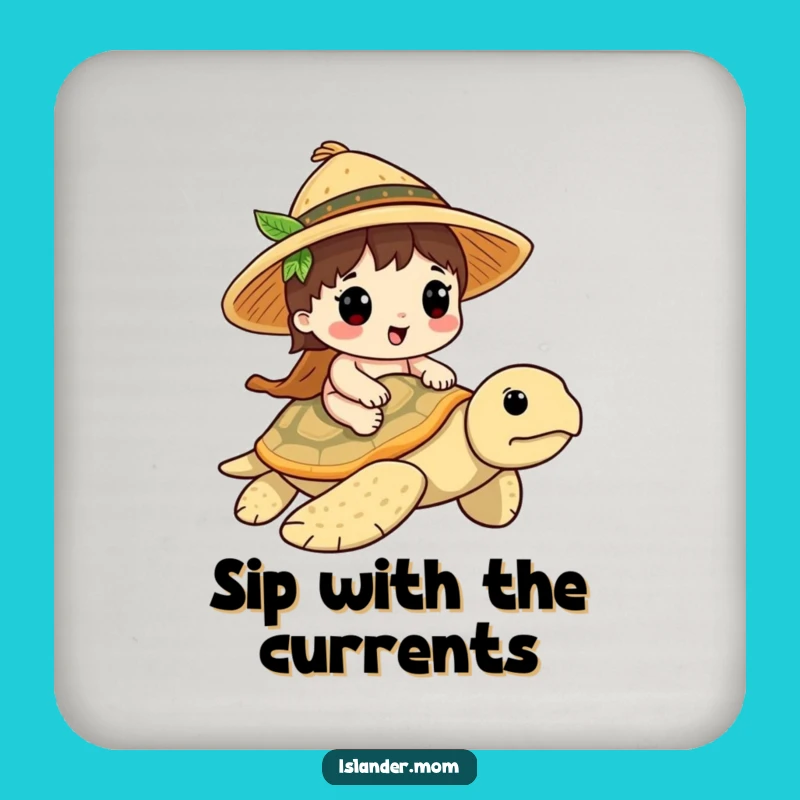 Funny Turtle Rider Coaster: Tropical Ocean Protection, Ideal Humorous Gift Set