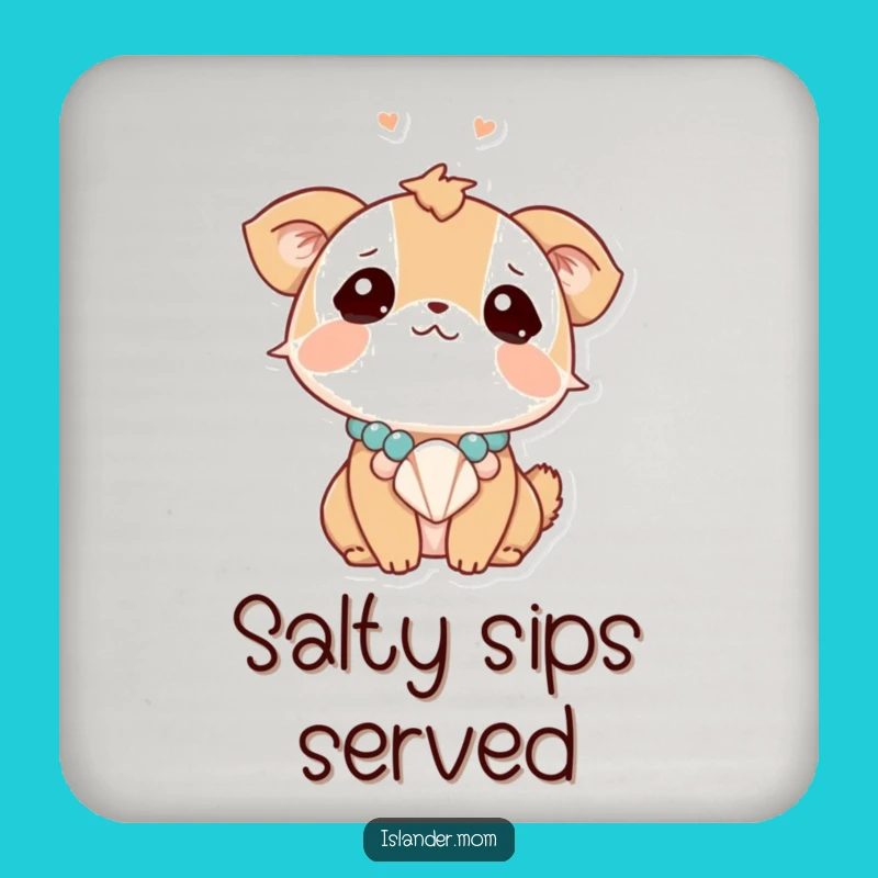 Funny Dreamy Animal Seashell Drink Coaster: Protect Surfaces with Style