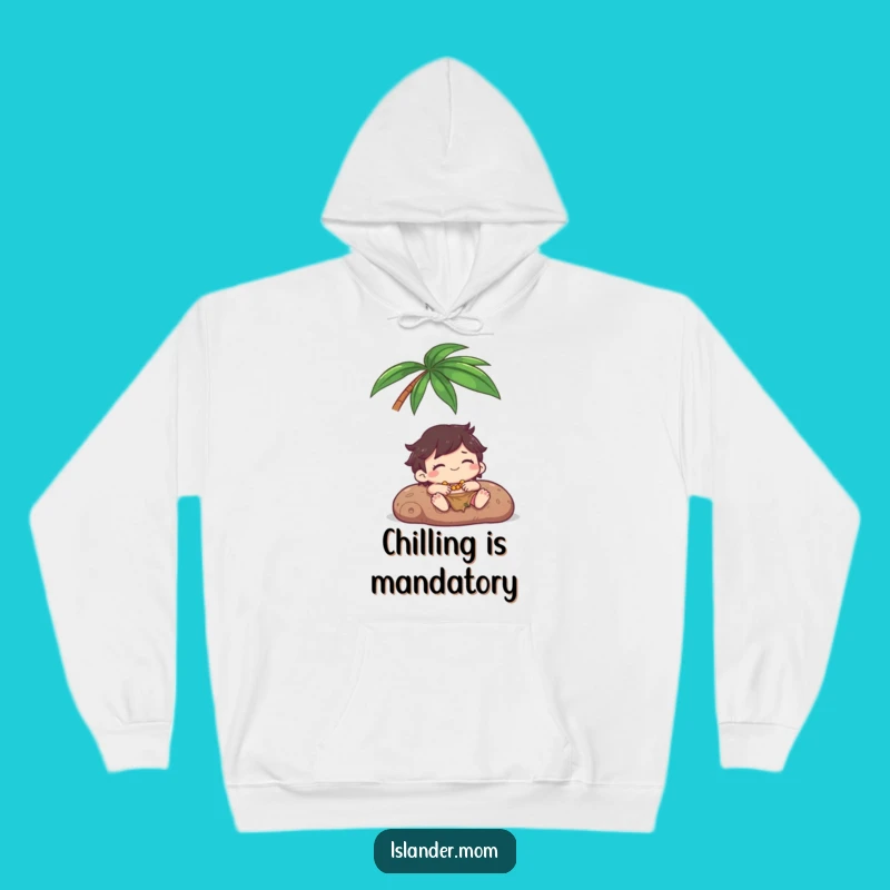 Cozy Funny Kawaii Islander Palm Tree Hoodie: Warm Relaxation Gift