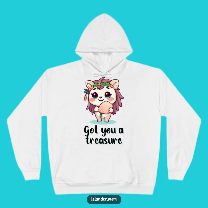 Cozy Funny Cute Islander Animal Hoodie: Warm Island Hugs!