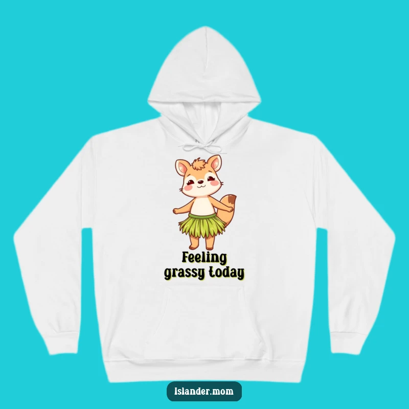 Cozy Funny Grass Skirt Animal Hoodie: Stay Warm and Hilarious All Day Long!