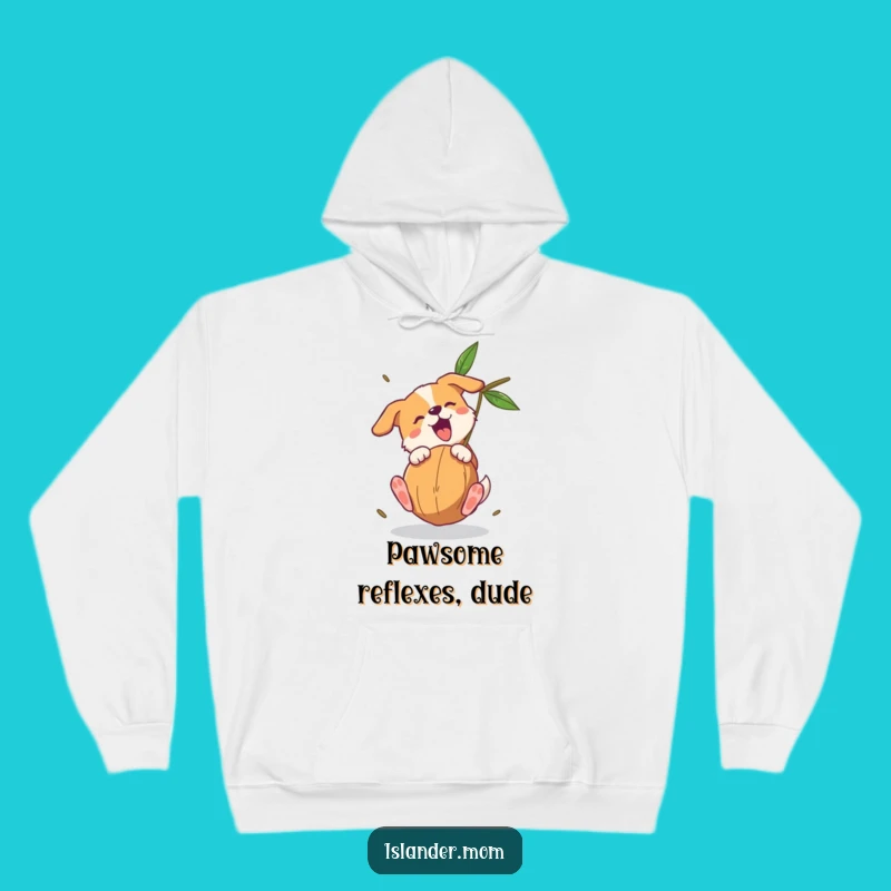 Funny Dog Coconut Catch Hoodie: Cozy Up with Hilarious Canine Acrobatics