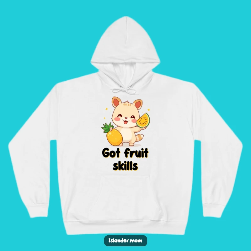 Cozy Funny Juggling Fruit Animal Hoodie: Stay Warm and Amused All Day