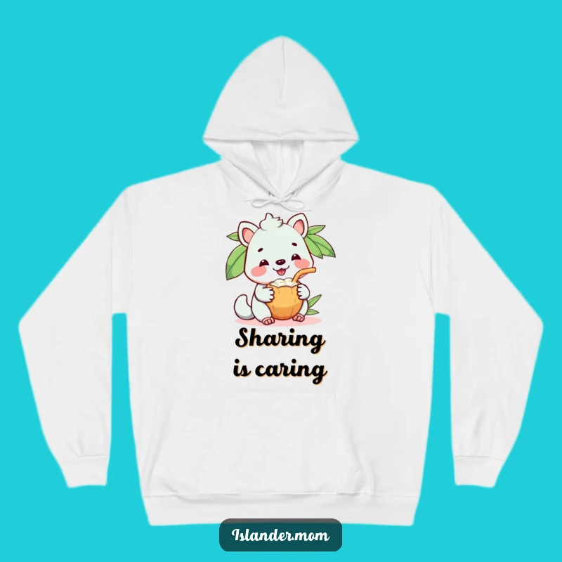 Cozy Funny Coconut Drink Islander Hoodie, Warm Fellowship Gift