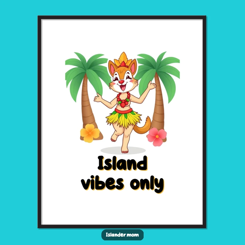 Free Printable Wall Art: Islander Mom Dance Downloadable Decor