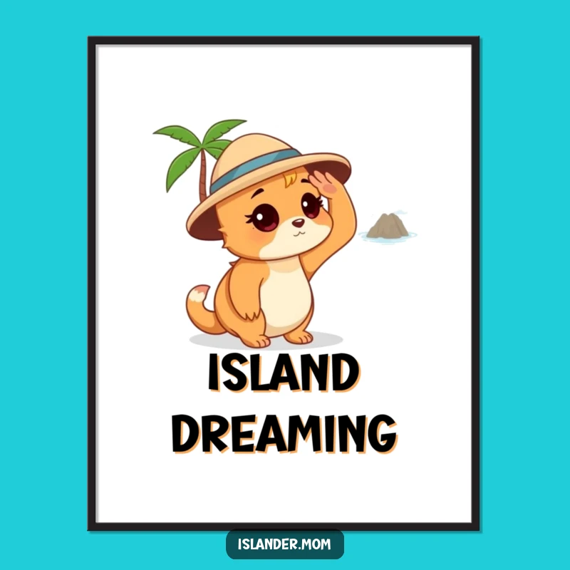 Free Printable Wall Art: Islander Mom Distant Island Downloadable Decor