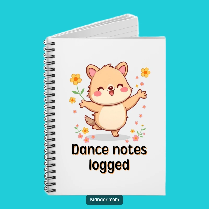 Funny Kawaii Dancer Notebook: Journal Your Moves, Cute Animal Cover, Great Funny Gift