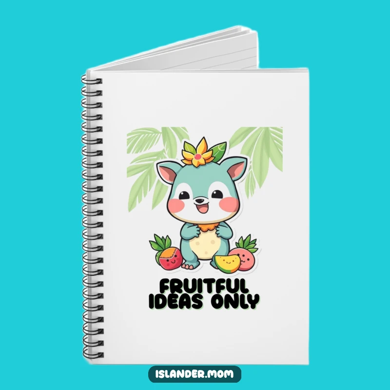 Funny Tropical Notebook, Hilarious Fruit Offering Islander Journal