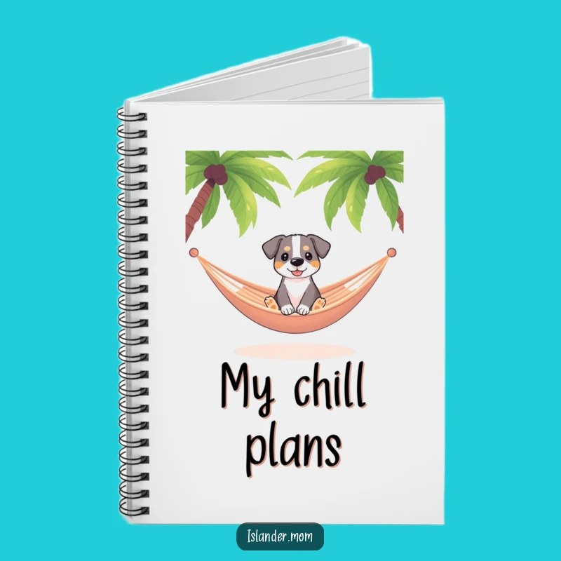 Funny Dog Vacation Journal - Relaxed Hammock Notes & Ideas