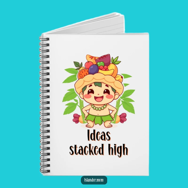 Funny Fruit Balance Notebook: Jot Down Ideas with Cute Islander's Skill, Funny Gift