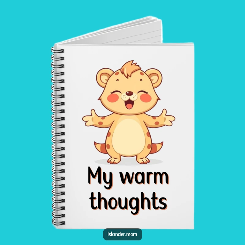 Funny Hug Islander Mom Animal Notebook - Write with Love!