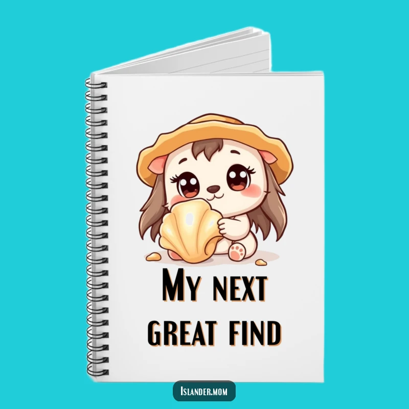 Funny Kawaii Animal Seashell Notebook: Jot Down Treasures & Ideas Gift!