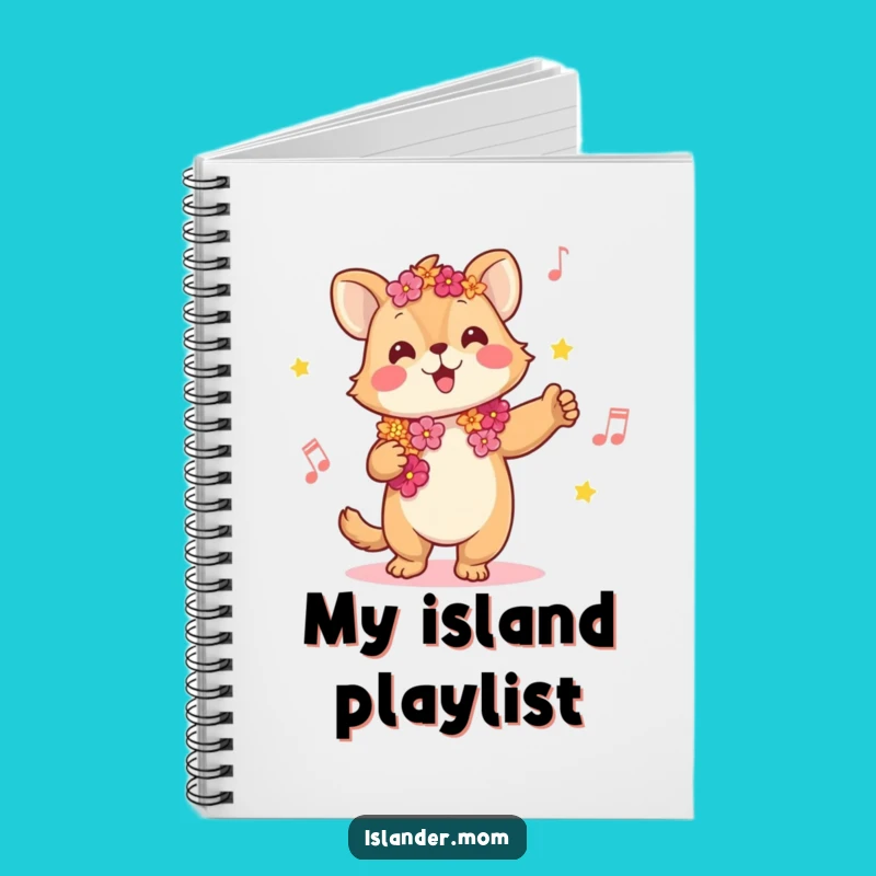 Funny Kawaii Music Animal Notebook - Hilarious Journal for Tropical Ideas & Songs