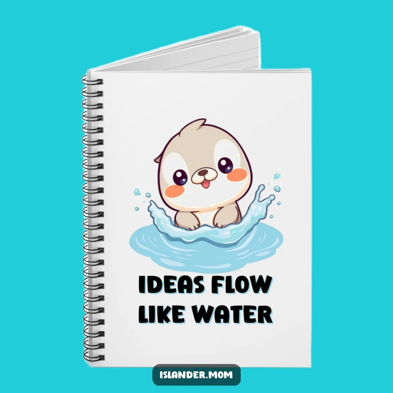 Funny Kawaii Islander Animal Splashing Notebook: Jot Down Fun Ideas Gift!