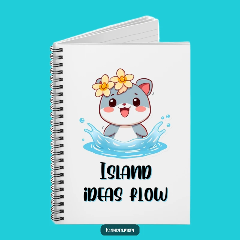 Funny Cheerful Islander Animal Notebook: Jot Down Island Dreams!