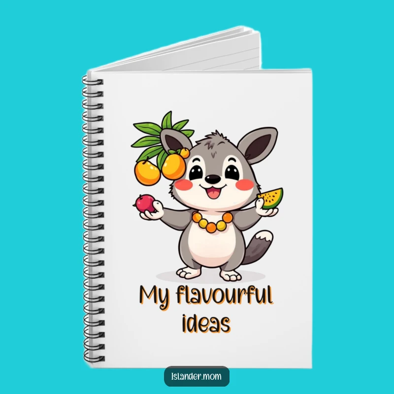 Funny Kawaii Juggling Animal Notebook - Hilarious Journal for Tropical Ideas