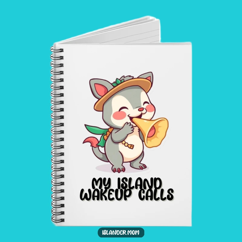 Funny Islander Animal Notebook: Conch Shell Sounds for Tropical Notes