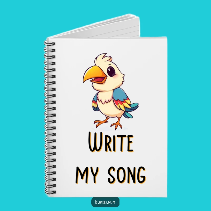 Funny Bird Shimmy Notebook: Jot Down Ideas with Colorful Style