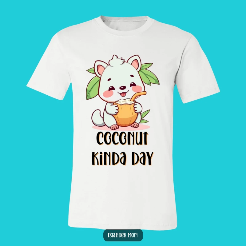 Funny Grinning Islander Animal Coconut T-Shirt, Share the Aloha Tee