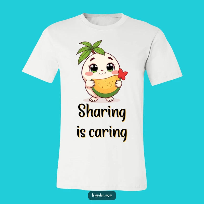 Funny Island Creature T-Shirt: Share the Love with Tropical Fruit