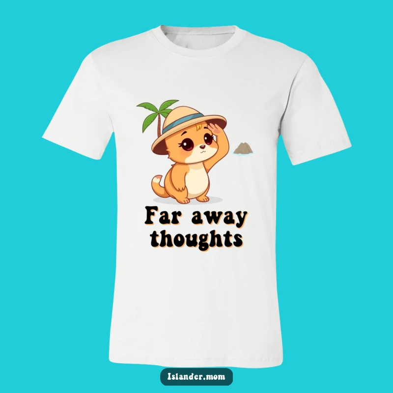 Funny Islander Mom T-Shirt - Distant Island Gazer Tee Gift