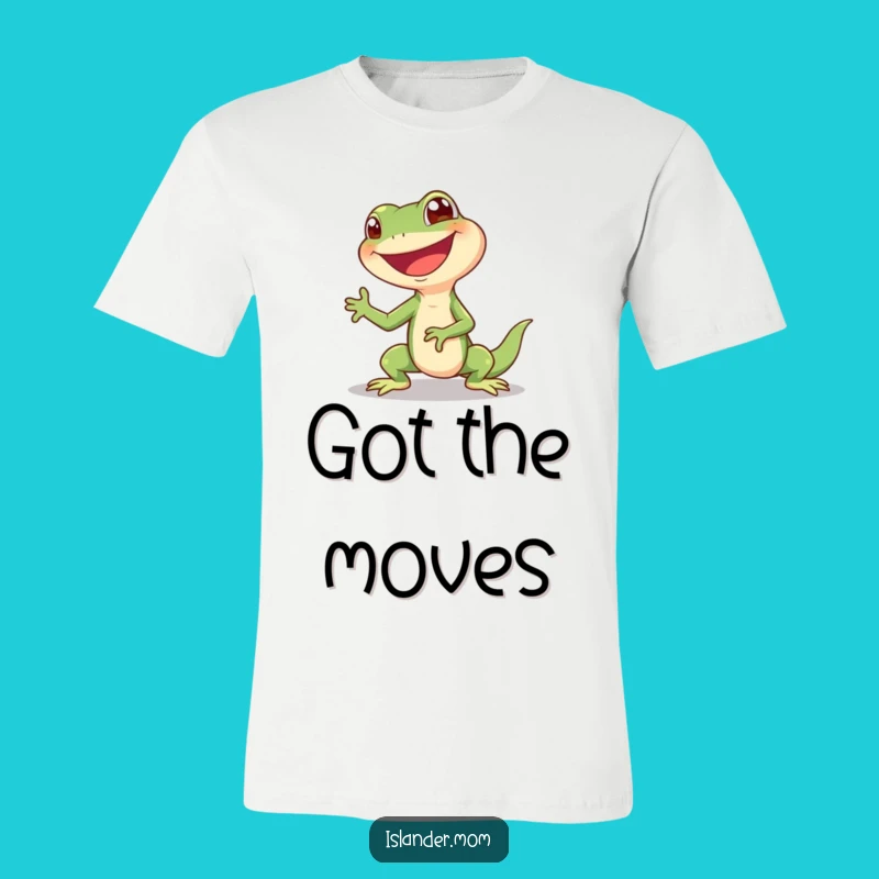 Funny Lizard Shimmy T-Shirt: Giggling Reptile Vibe Tee Funny Gift