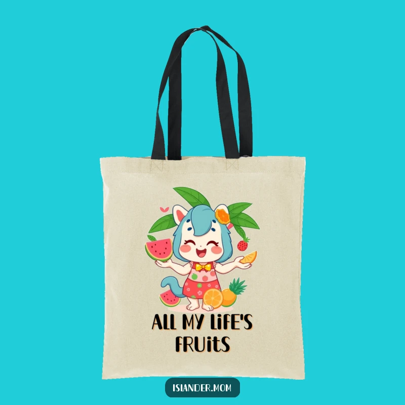Funny Juggling Islander Mom Animal Tote Bag - Your Hilarious Tropical Carry-All!