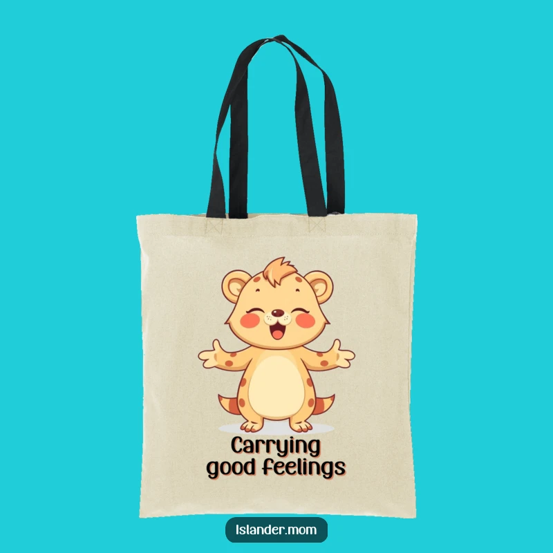 Funny Hug Islander Mom Animal Tote Bag - Carry the Love!