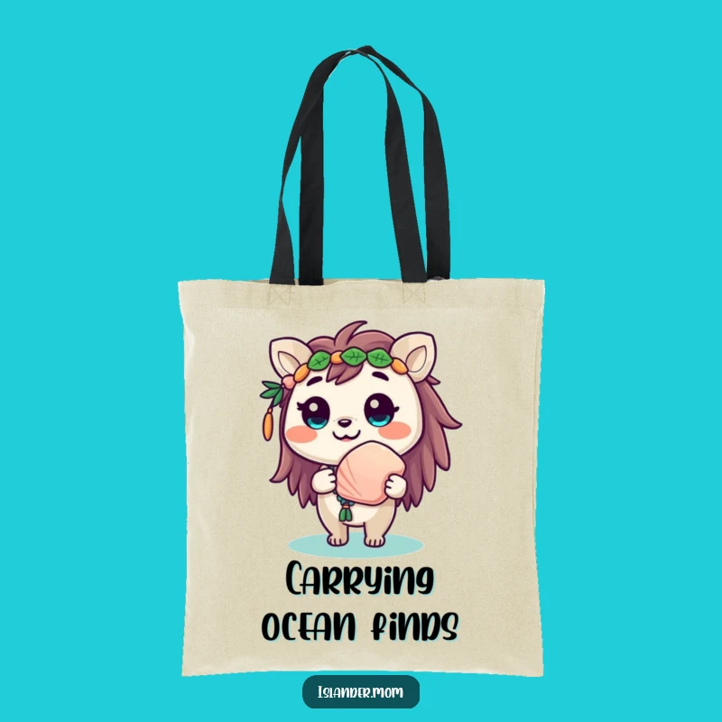 Funny Cute Islander Animal Tote Bag: Carry Island Treasures!