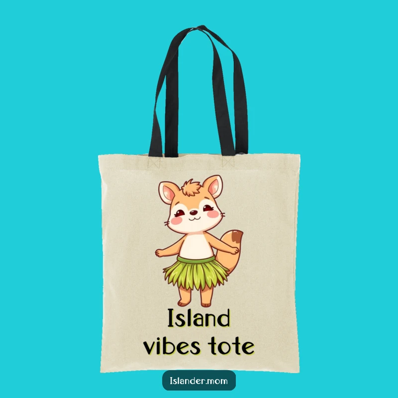 Funny Grass Skirt Animal Tote Bag: Carry Your Essentials with Tropical Humor